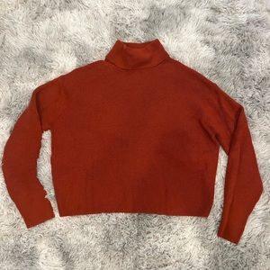 Lululemon Merino Wool-Blend Ribbed Turtleneck Sweater Size 4